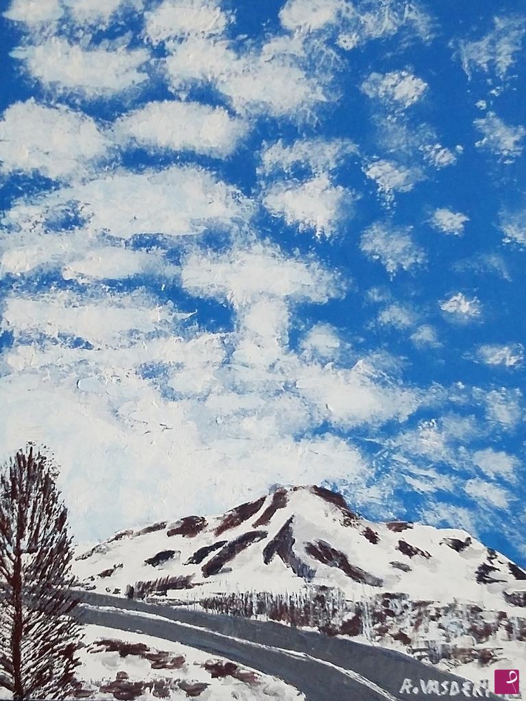 quadri in vendita online - CUMULOCIRRI IN MONTAGNA
