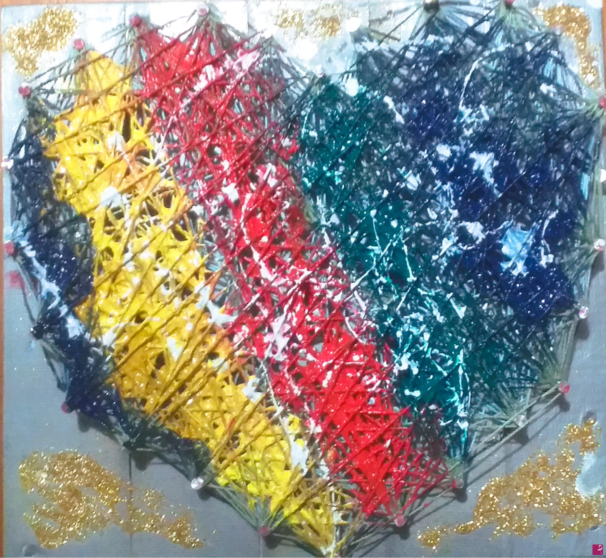 quadri in vendita online - Cuore colorato