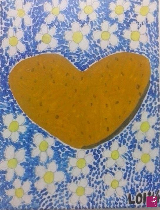 quadri in vendita online - Cuore di patata