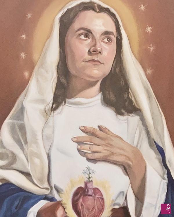 quadri in vendita online - Cuore immacolato della vergine maria