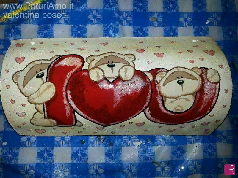 quadri in vendita online - cuori e orsetti