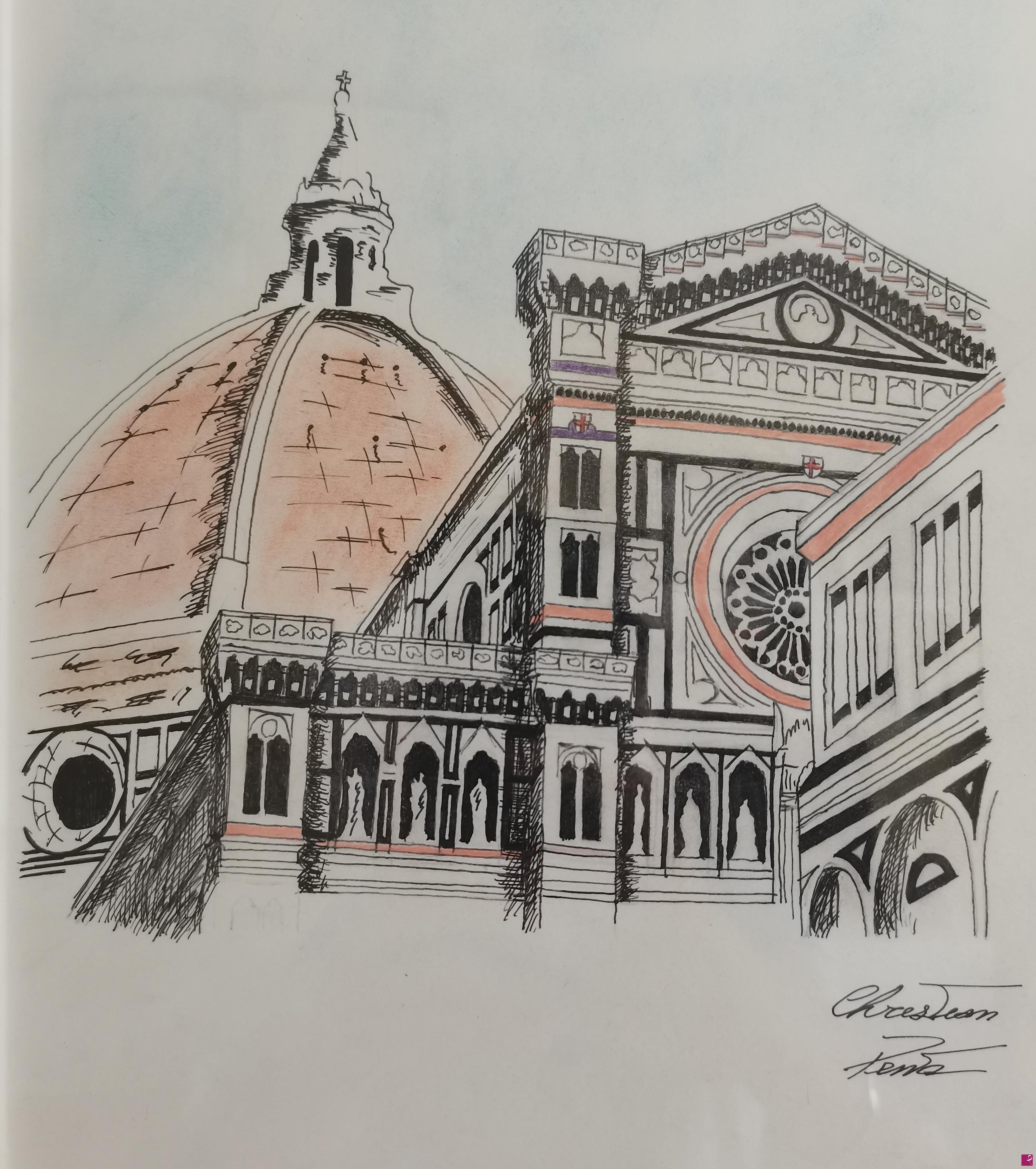 quadri in vendita online - Cupola del Brunelleschi