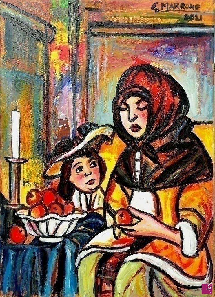 quadri in vendita online - "Da un dipinto di Gerard ter Borch"