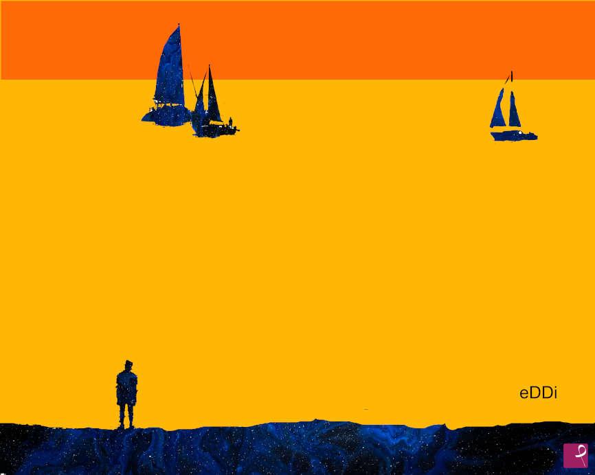 quadri in vendita online - DA57 - Orange horizon