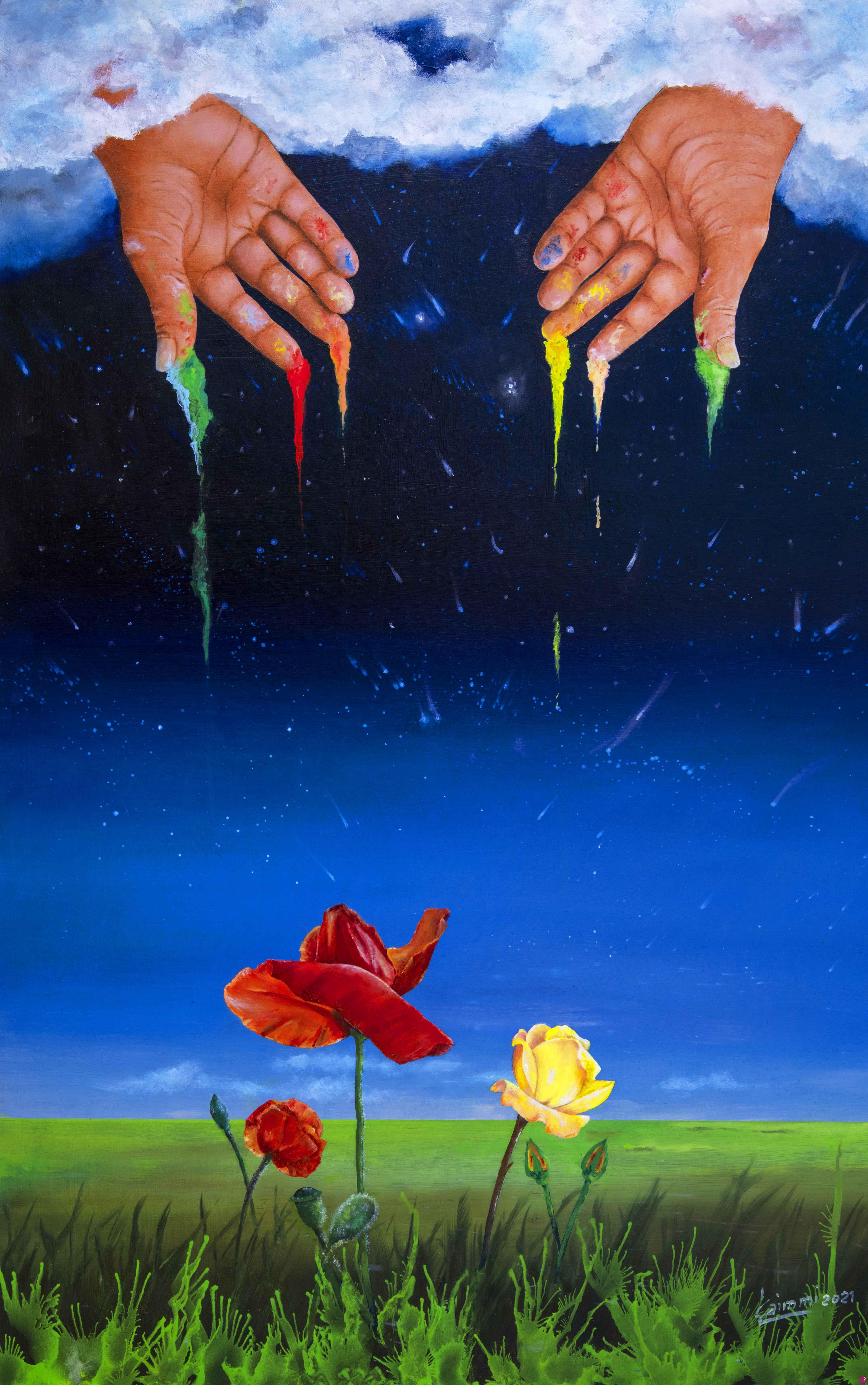 quadri in vendita online - "DAL CIELO"