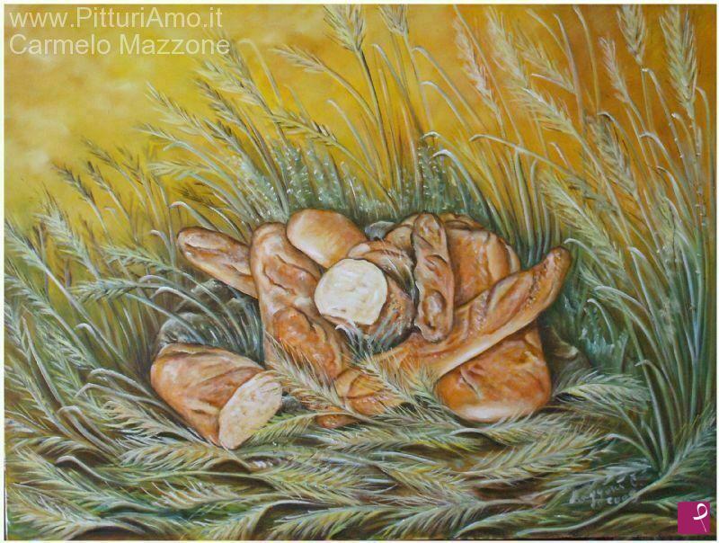 quadri in vendita online - Dal grano il pane