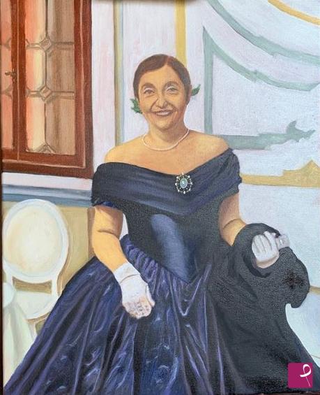 quadri in vendita online - Dama Giovanna