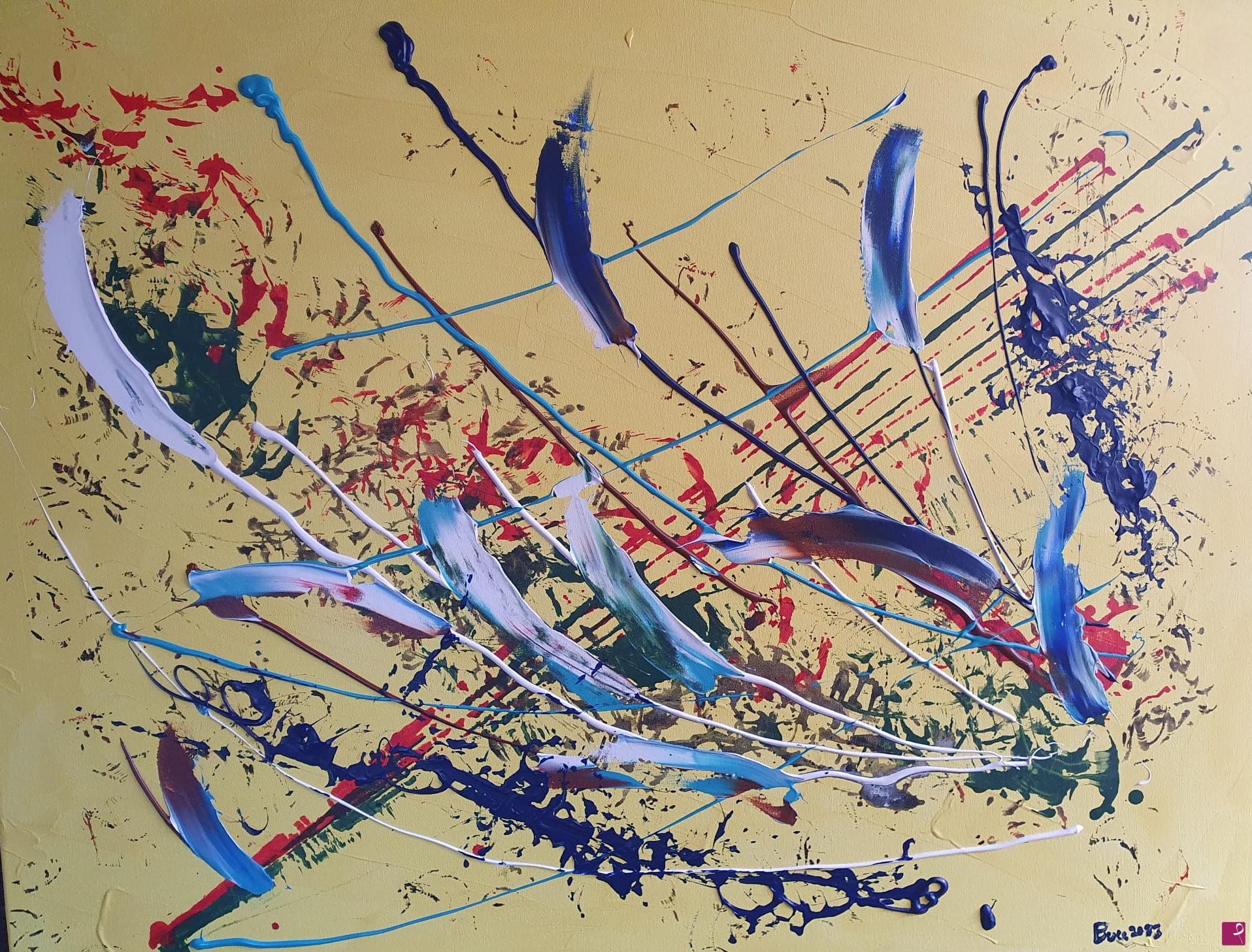 quadri in vendita online - dancing and swirling through space - 18