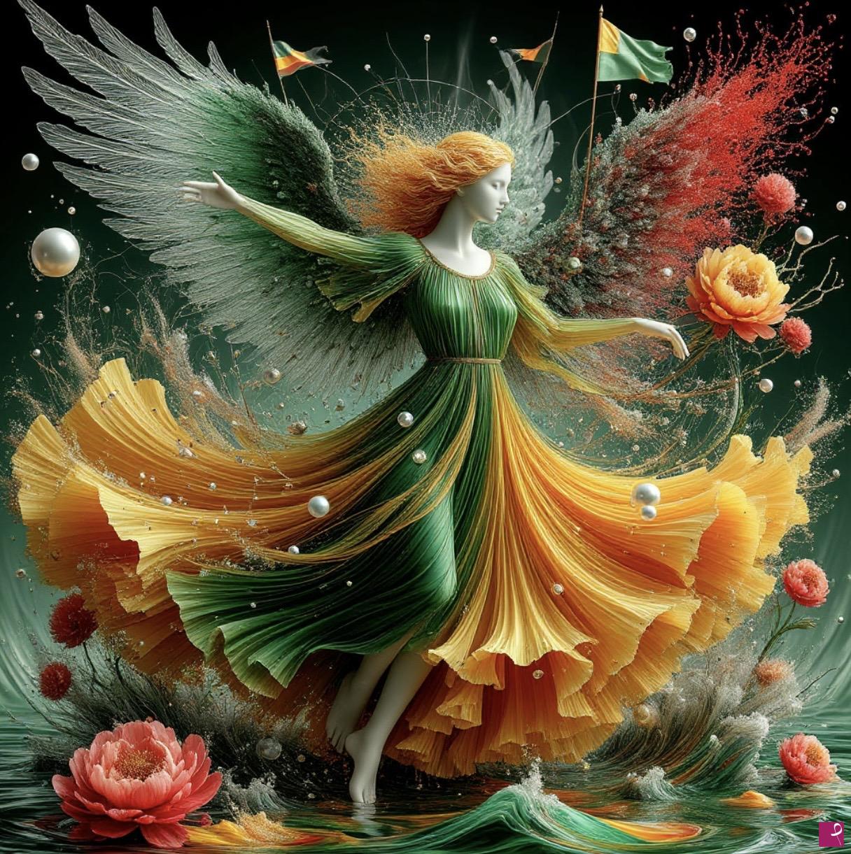 quadri in vendita online - Dancing Angel 