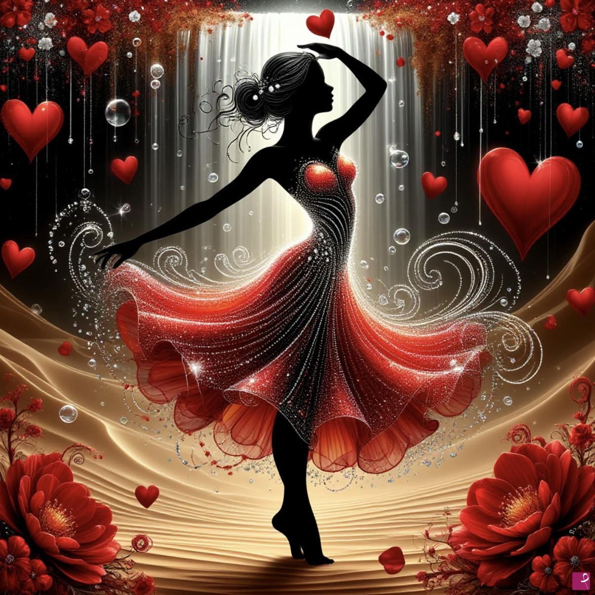 quadri in vendita online - Dancing Girl 