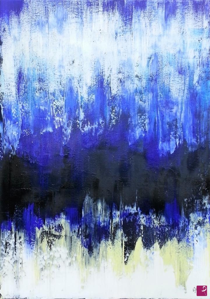 quadri in vendita online - dancing in the blue
