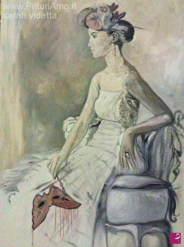 quadri in vendita online - danna in maschera