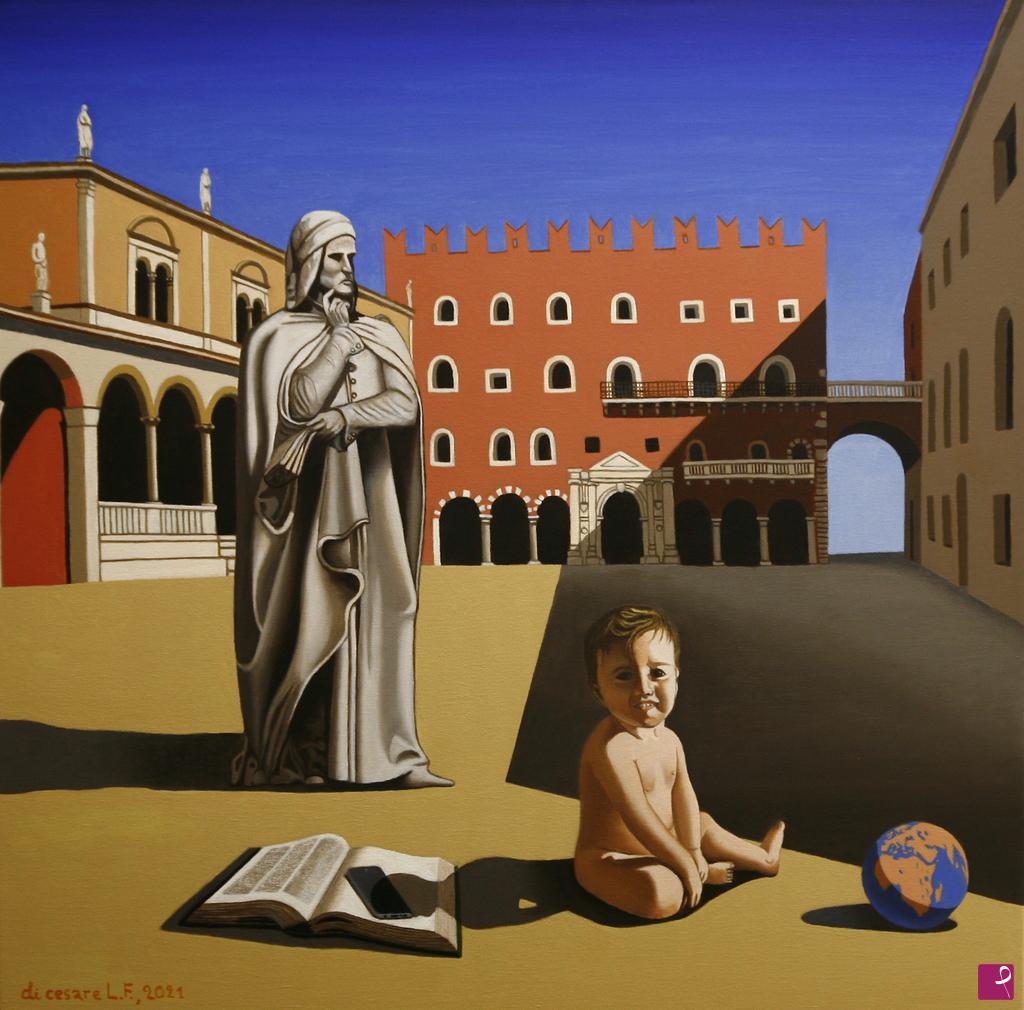quadri in vendita online - Dante e le nuove leve (2021)
