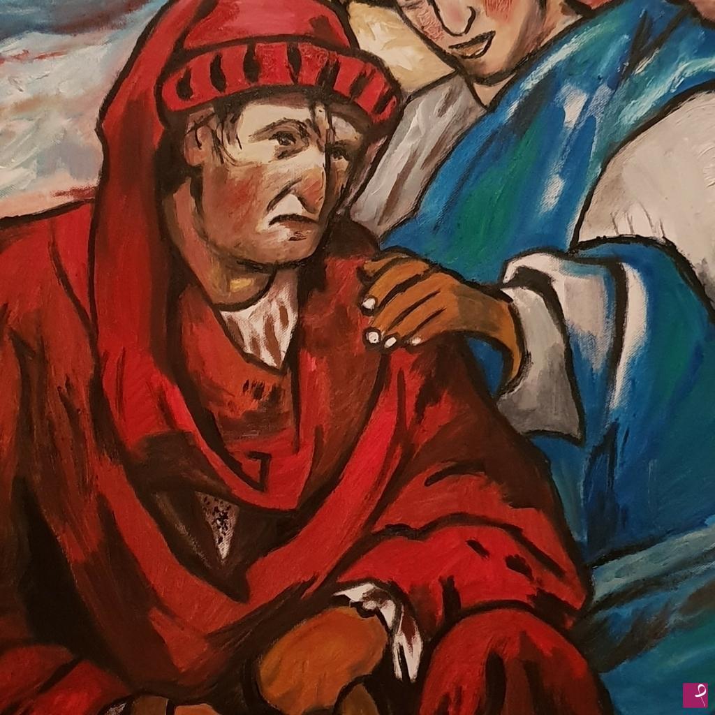 quadri in vendita online - Dante e Virgilio 
