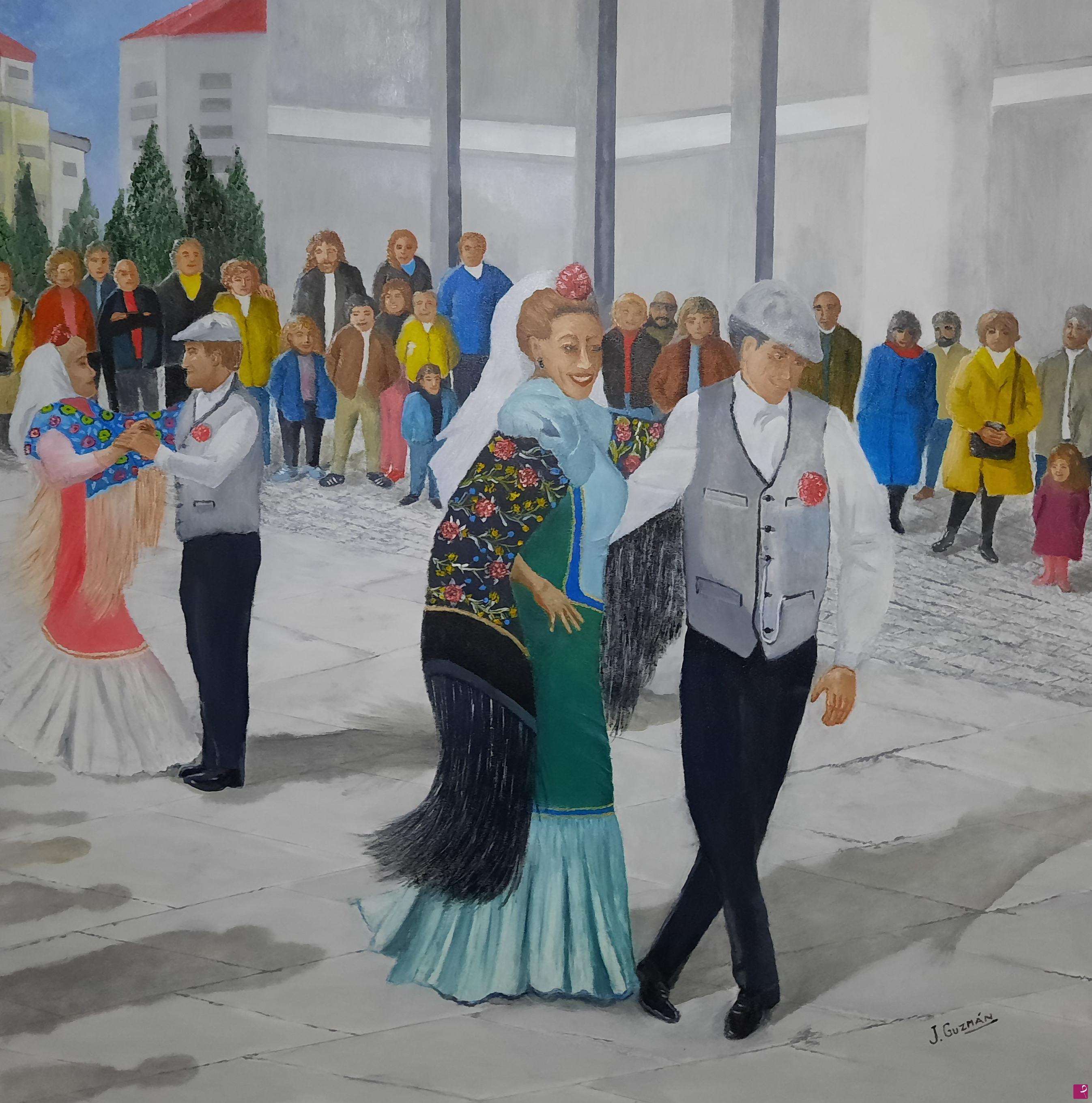 quadri in vendita online - Danza Chotis / Baile de chotis
