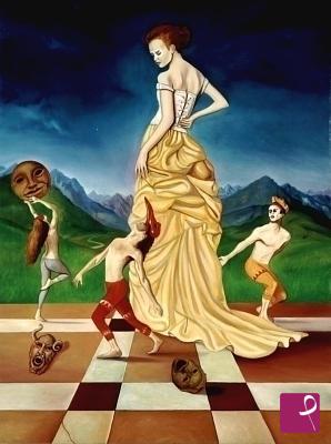 quadri in vendita online - Danza notturna (la notte)