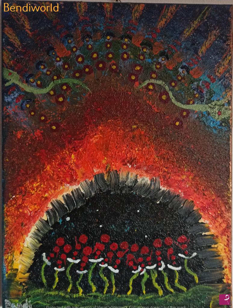 quadri in vendita online - " Danza sull'abisso "