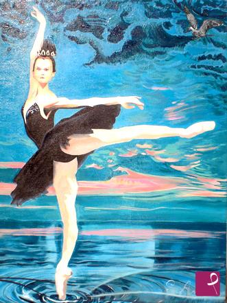 quadri in vendita online - "Danza sull'acqua" -2009
