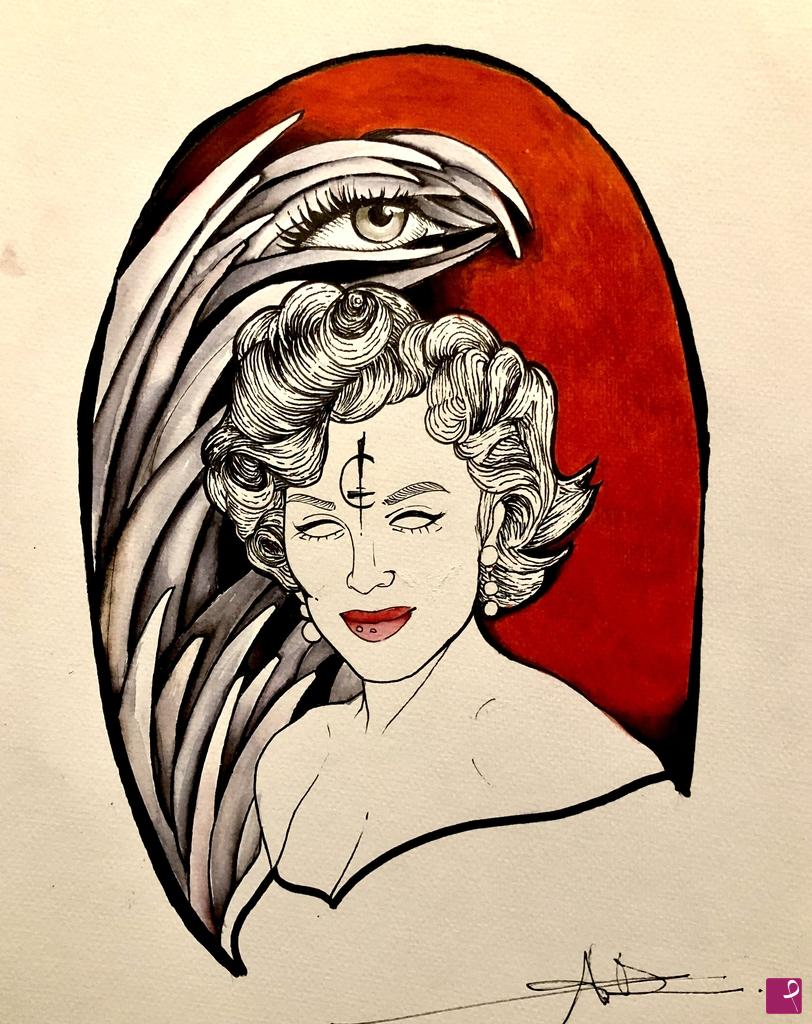 quadri in vendita online - Dark marilyn