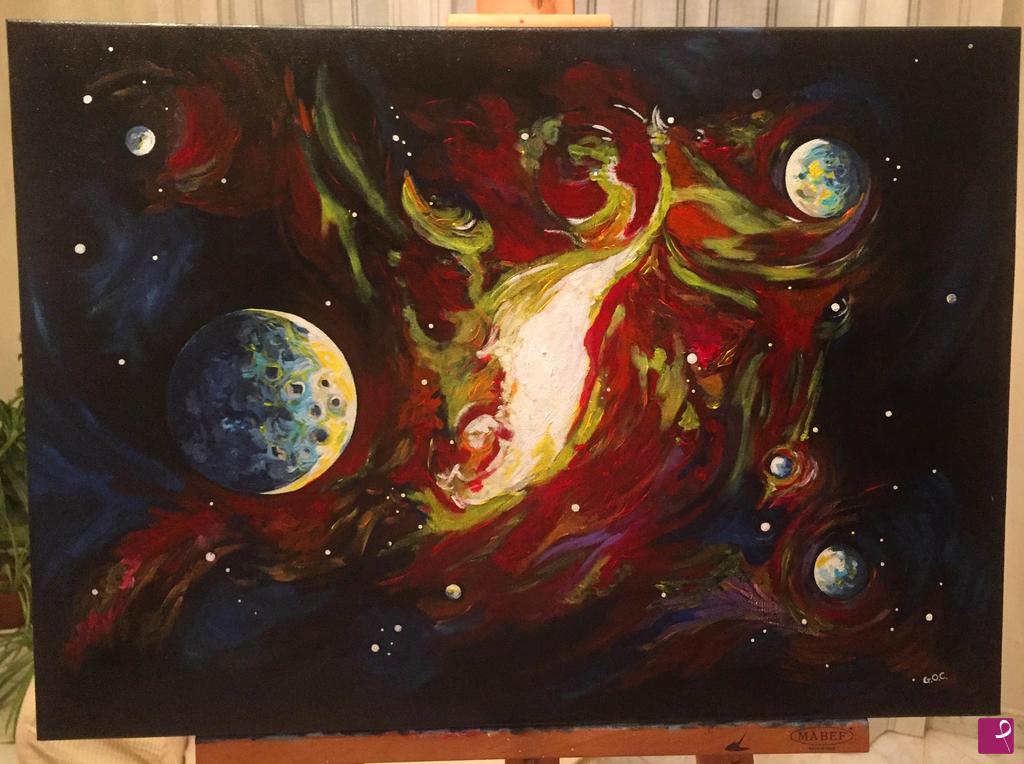 quadri in vendita online - Dark Space