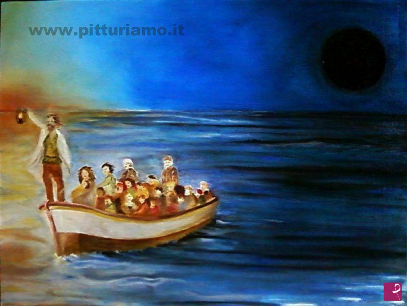 quadri in vendita online - Dark Sun