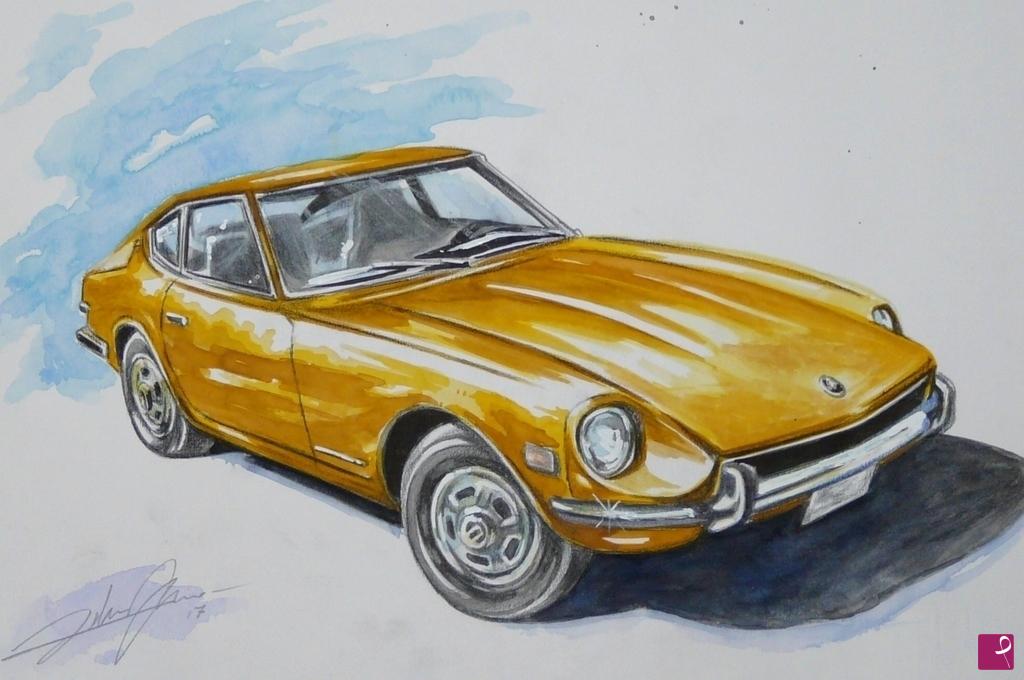 quadri in vendita online - DATSUN 240 Z 