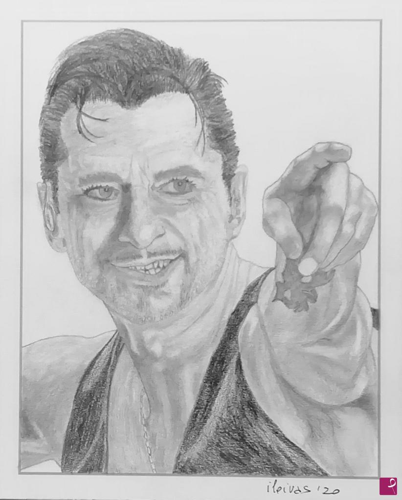 quadri in vendita online - Dave Gahan "Depeche Mode"