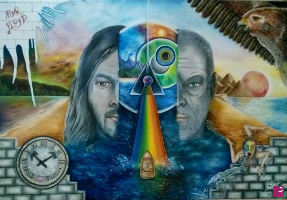 quadri in vendita online - David Gilmour " la leggenda di un mito"