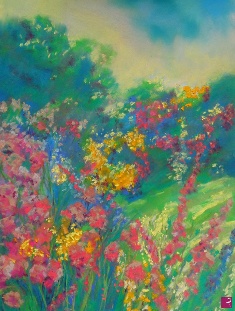 quadri in vendita online - Dawn in the summer garden - 393