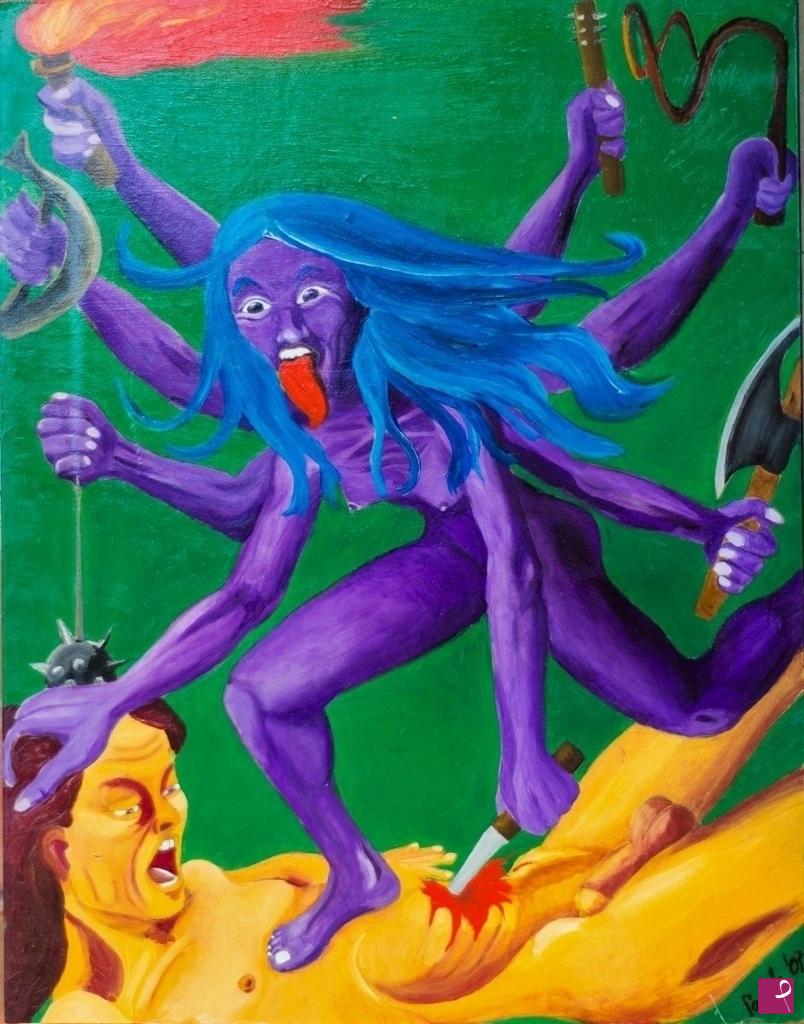 quadri in vendita online - DEA KALI – THE GODDESS KALI