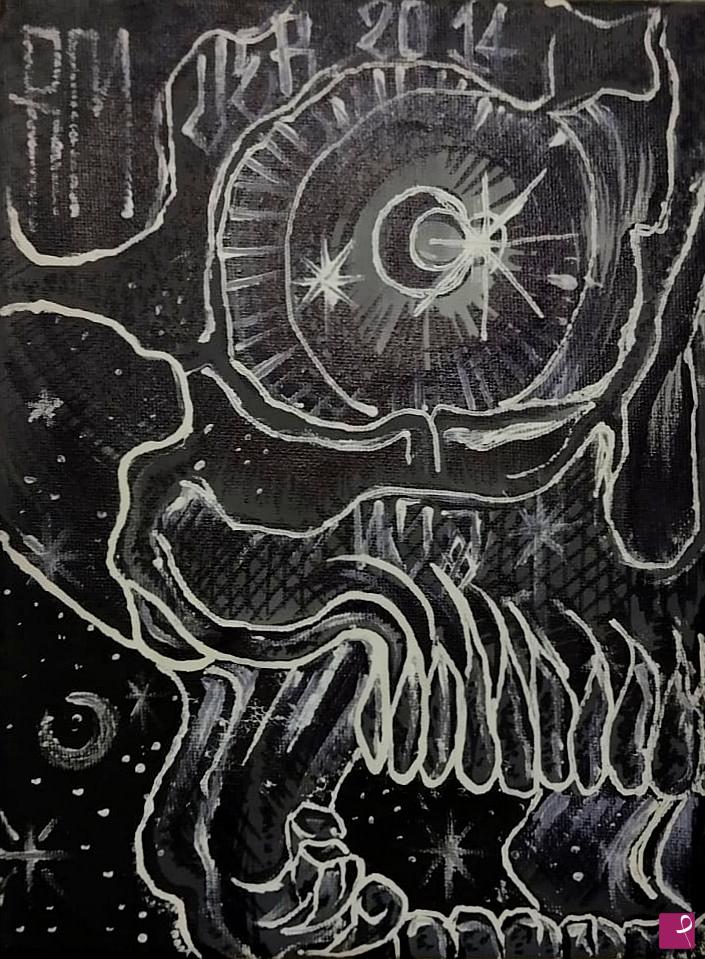 quadri in vendita online - Death in the sky