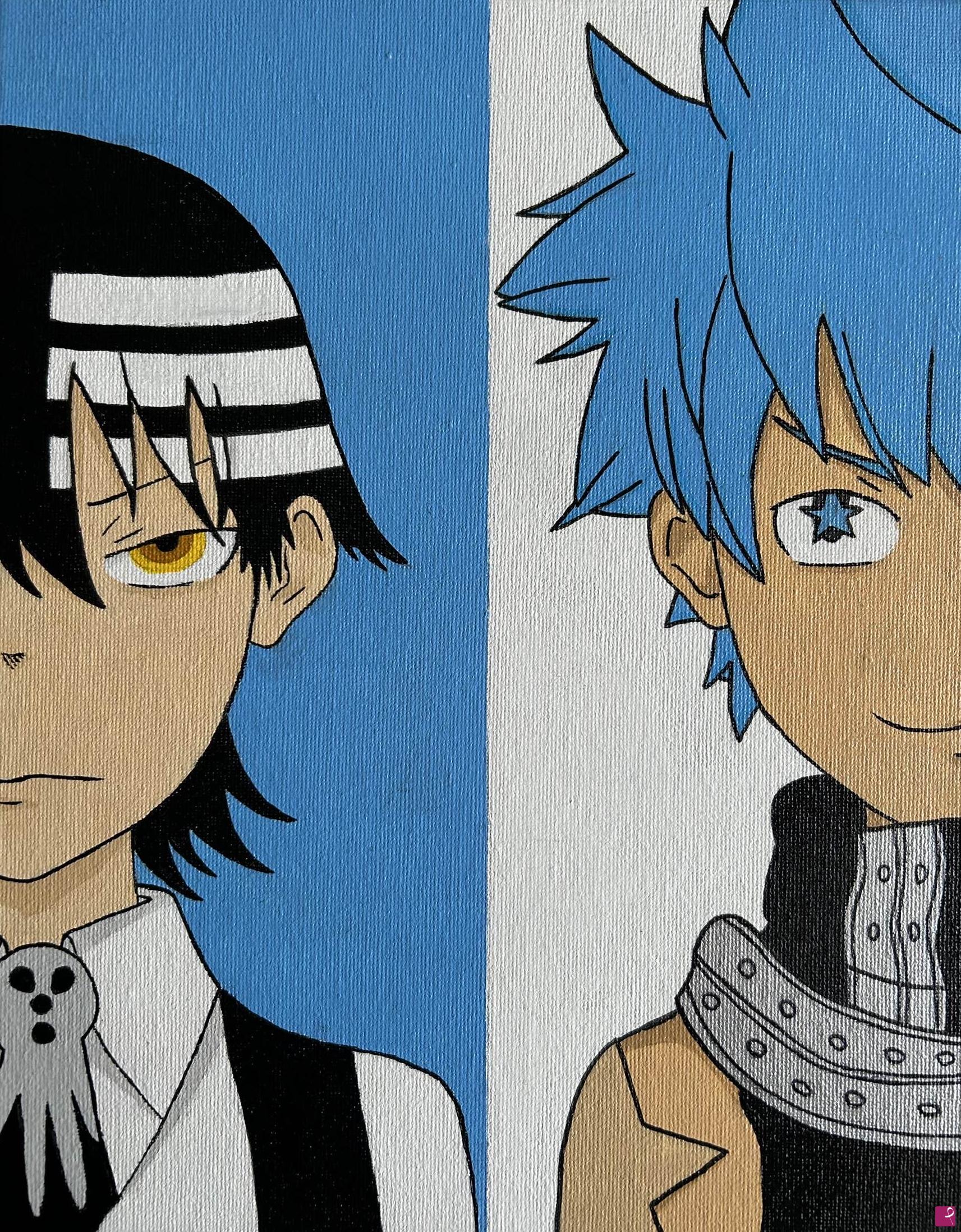 quadri in vendita online - Death the kid and Black Star