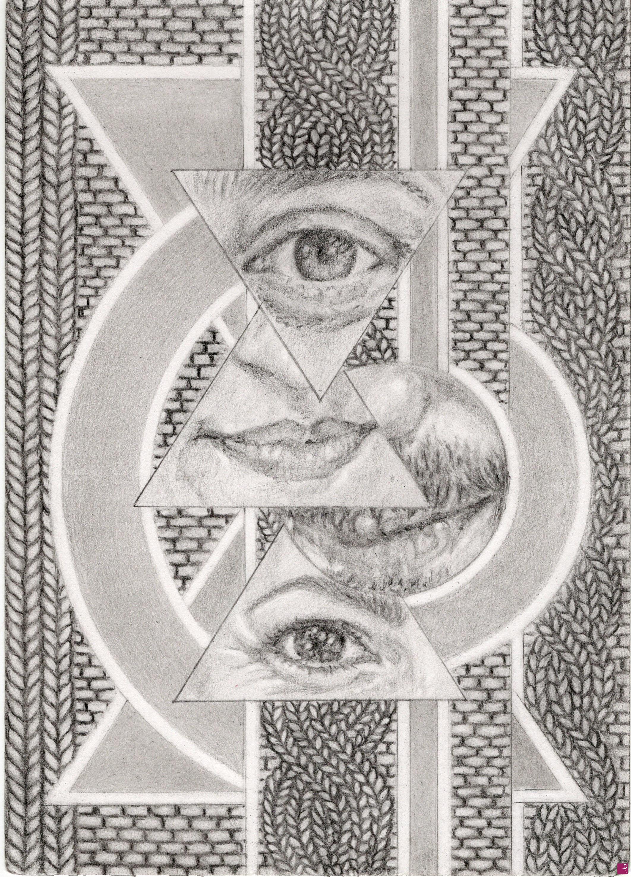 quadri in vendita online - Deconstructed Portrait of Unbroken Love 