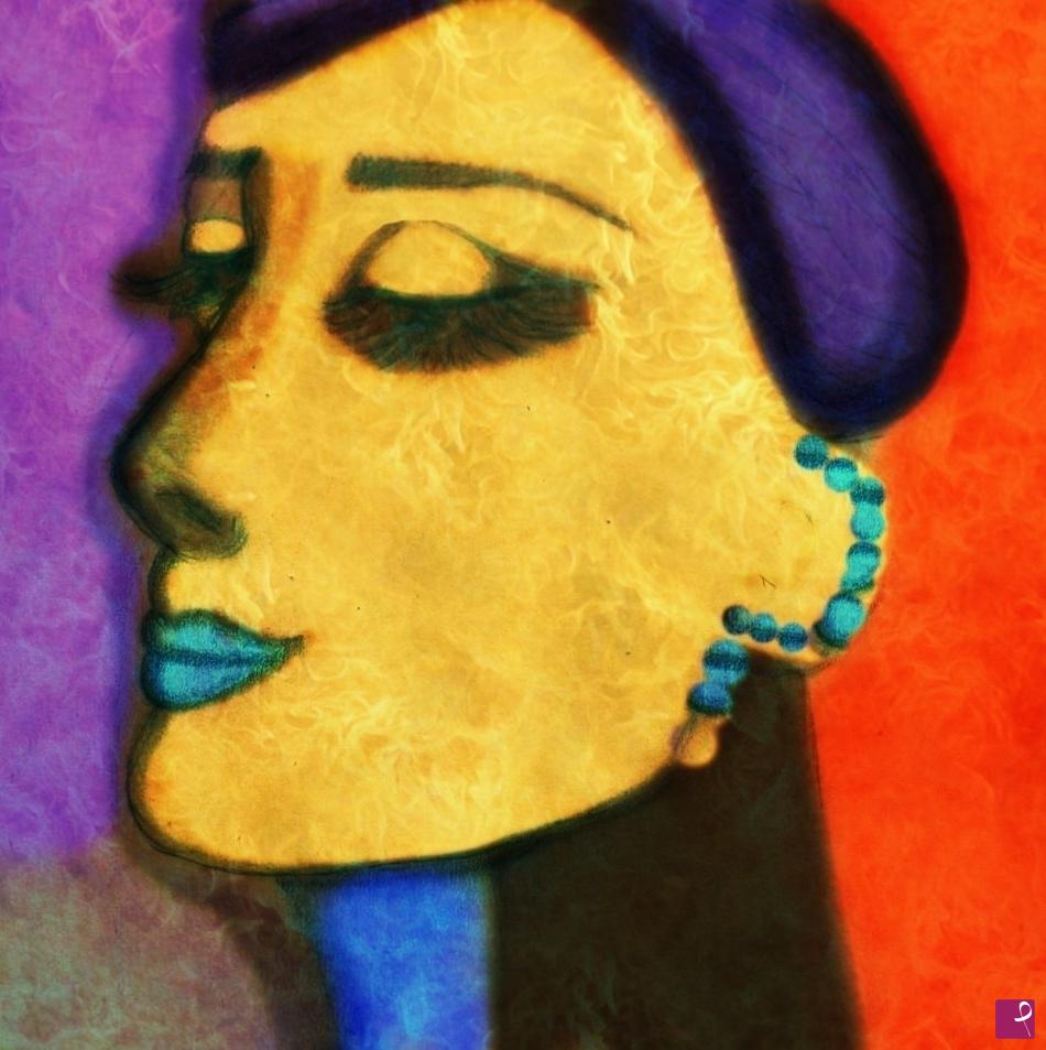 quadri in vendita online - Dedicato  a  Audrey  Hepburn
