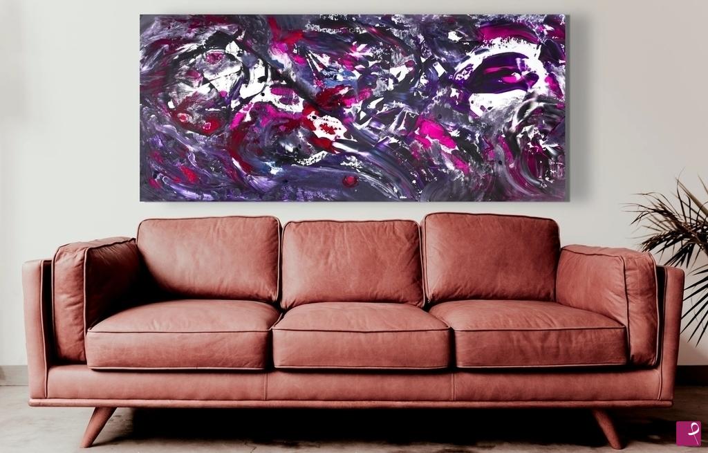 quadri in vendita online - Deep purple, 200x90 cm