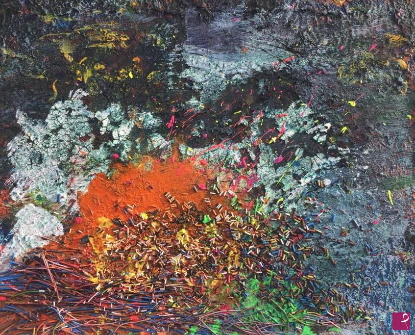 quadri in vendita online - deep submerged landscape