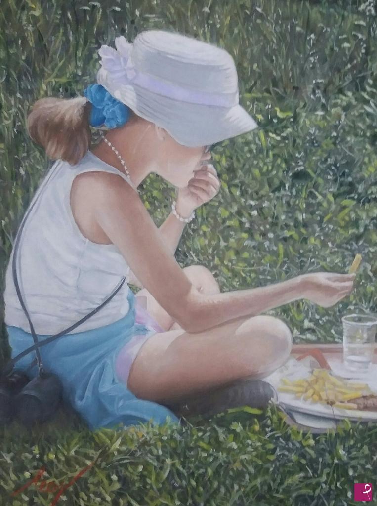 quadri in vendita online - Déjeuner sur l'herbe
