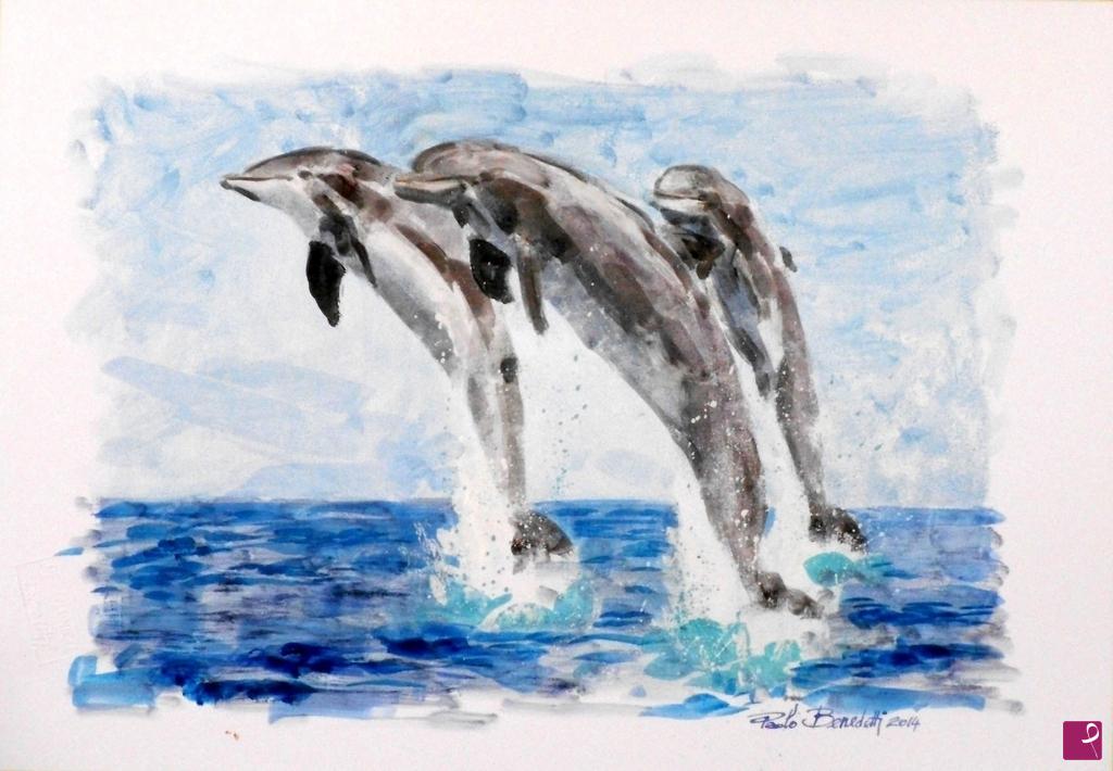 quadri in vendita online - DELFINI 2