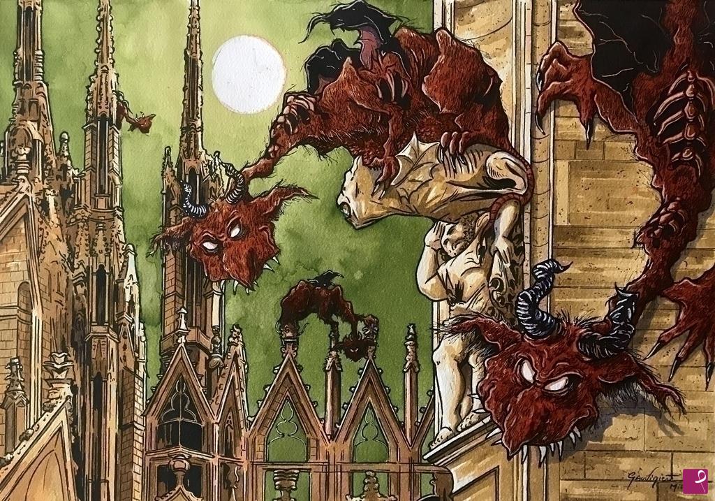 quadri in vendita online - « Demoni del Duomo »