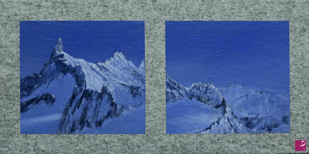 quadri in vendita online - "Dente del gigante" _Monte Bianco