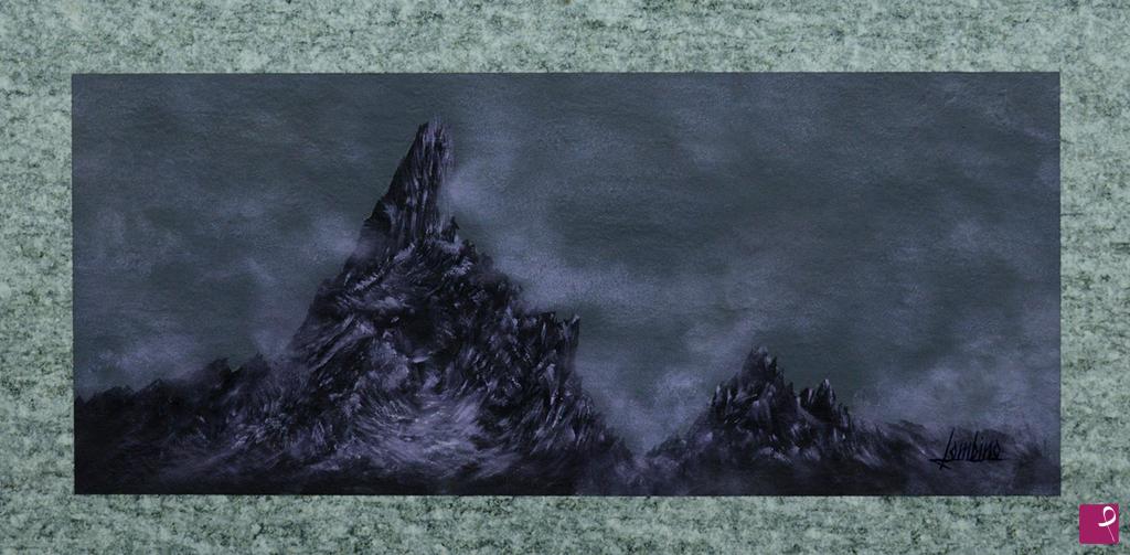 quadri in vendita online - "Dente del gigante" _monte Bianco