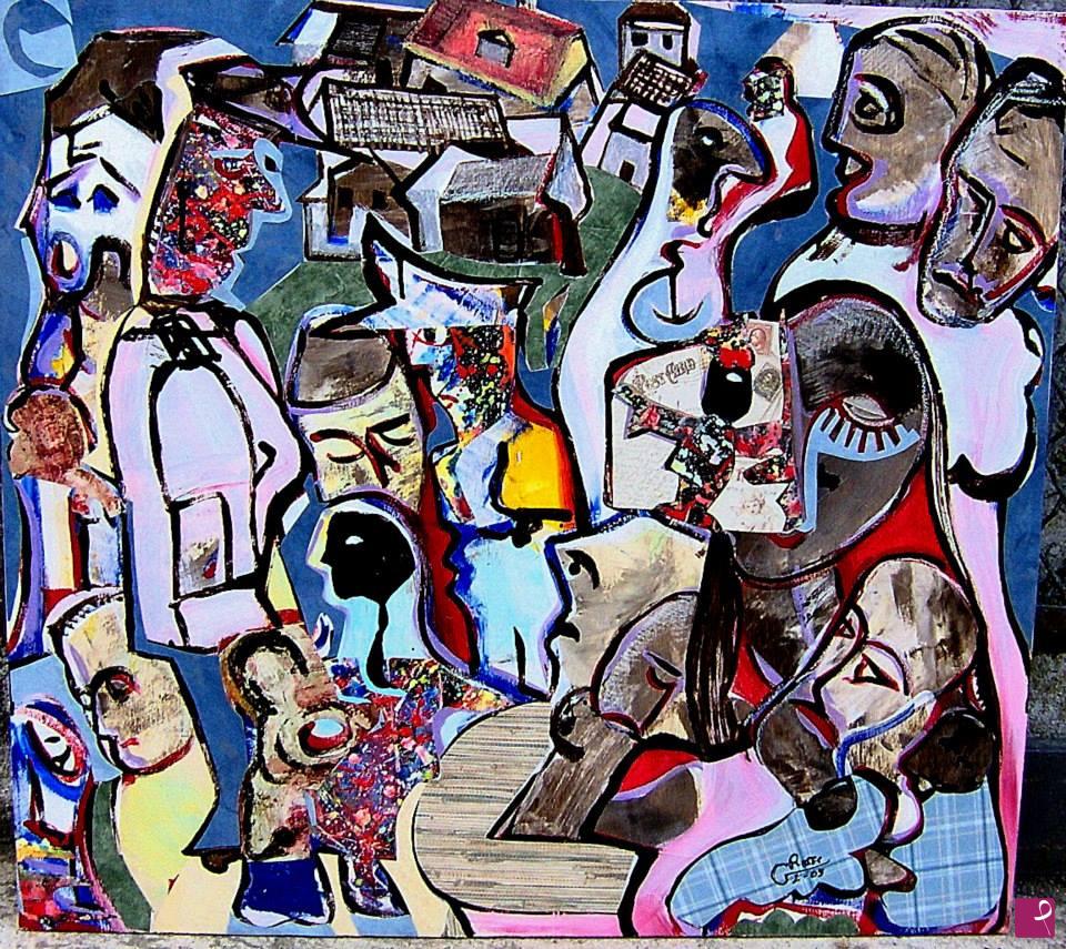 quadri in vendita online - Deportazione 80x60 cm