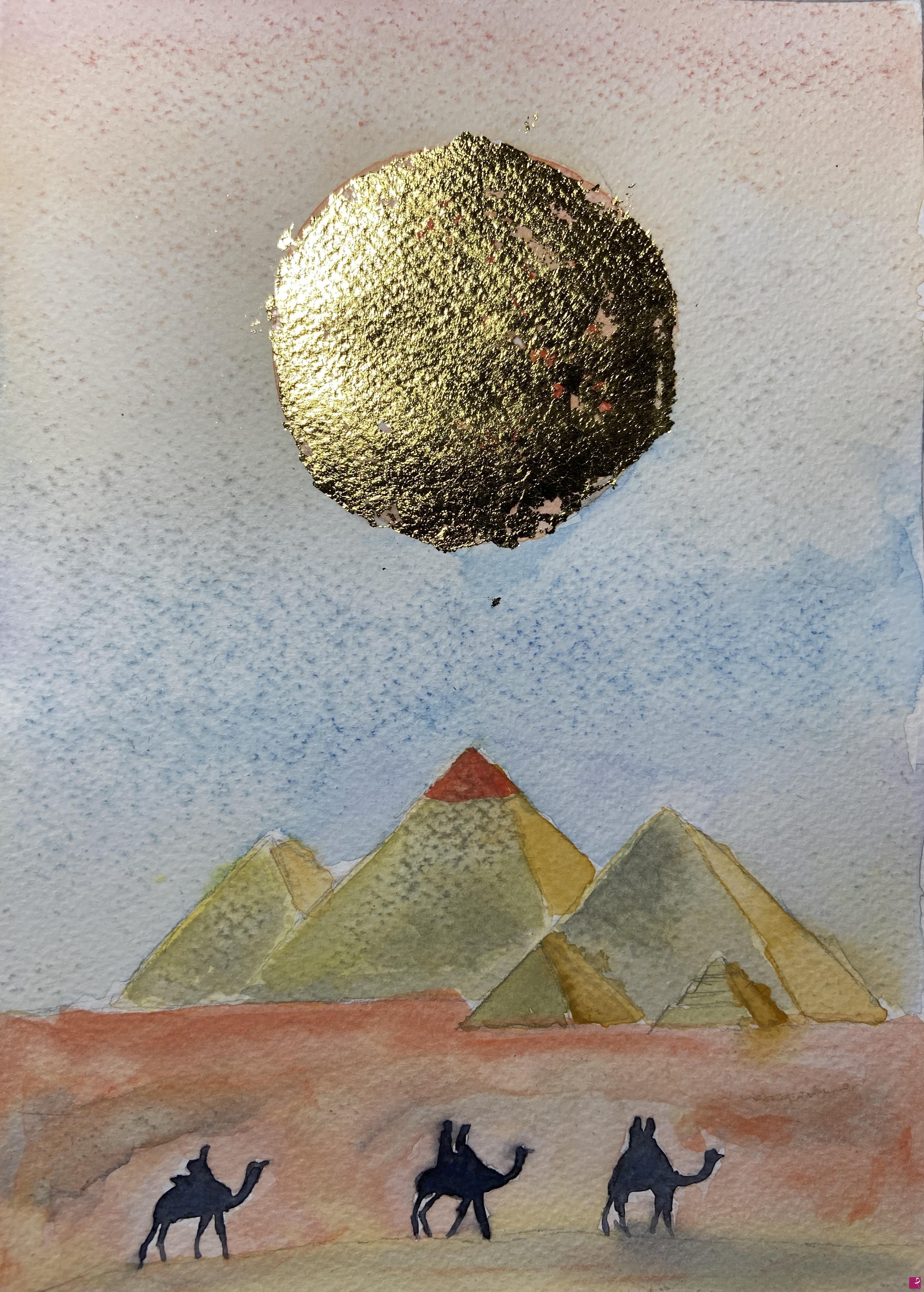 quadri in vendita online - Desert Gold