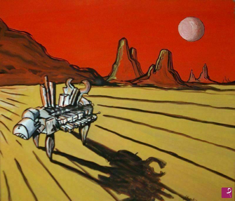 quadri in vendita online - Desierto y Musika