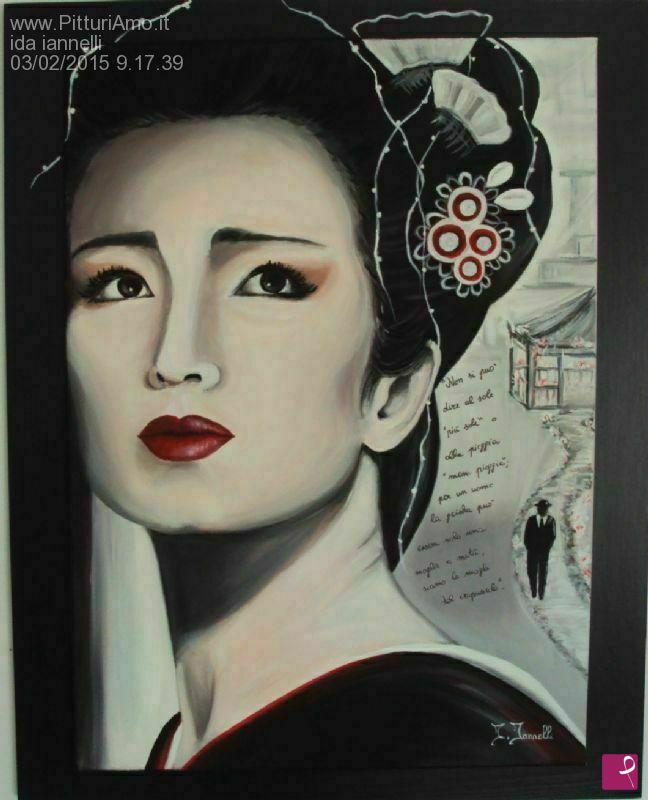 quadri in vendita online - Destino di un a geisha