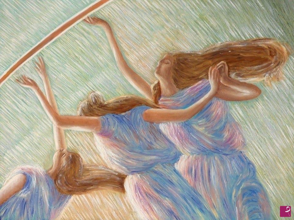 quadri in vendita online - Detail Danza delle ore