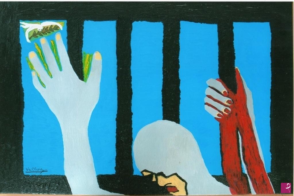 quadri in vendita online - Detenuto Innocente - Innocent Prisoner