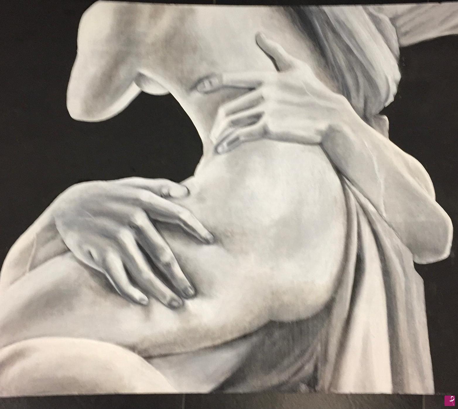 quadri in vendita online - Dettaglio del "ratto di Proserpina" Bernini