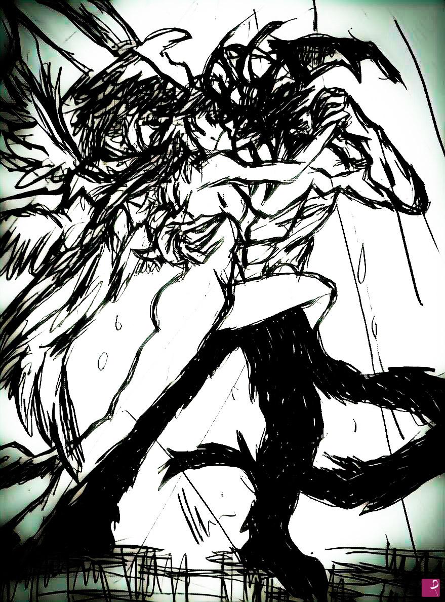 quadri in vendita online - Devilman - La danza dei demoni 
