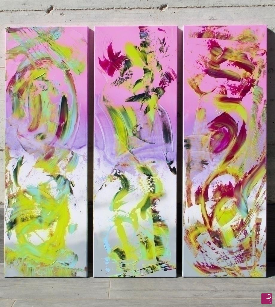 quadri in vendita online - Diachrony, triptych